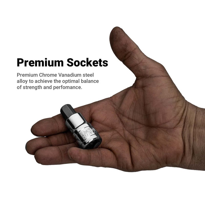 Capri Tools 10 mm Hex Bit Socket, 1/2-Inch Drive, Metric - Image 2